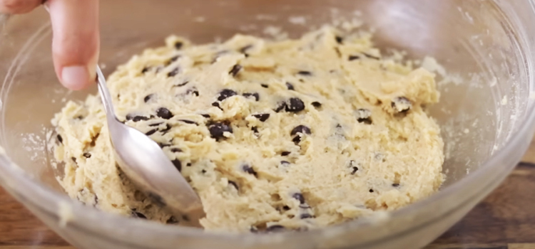 cookie dough on a bowl